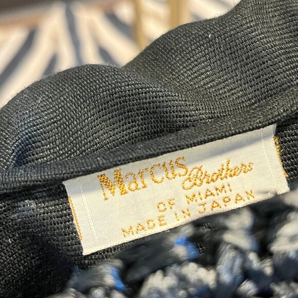 Marcus Brothers of miami black woven chain handbag - Picture 10 of 11